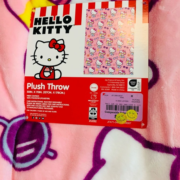 Hello Kitty Pink Summer blanket - Picture 3 of 3